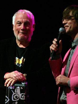 Jan Smeets en Giel Beelen tijdens de Pinkpop persconferentie