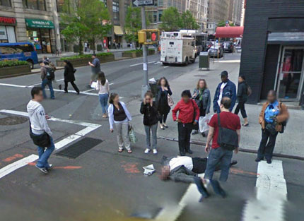 Dooie op Street View