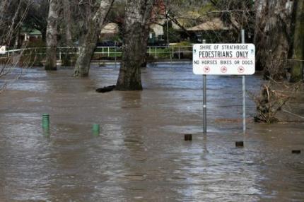 Overstromingen in zuiden Australië