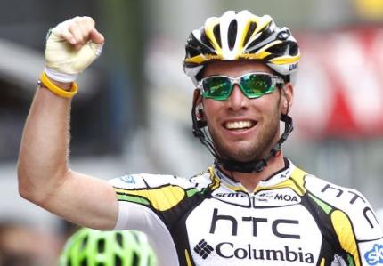 Cavendish sprint naar ritwinst in Vuelta