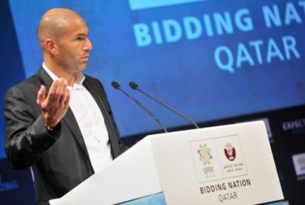 Zidane ambassadeur voor WK-bid Qatar