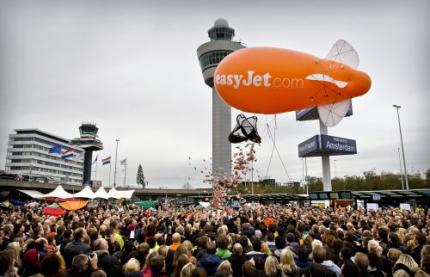 Kwart meer passagiers easyJet vanaf Schiphol