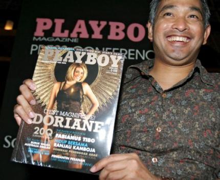 Uitgever Indonesische Playboy gearresteerd