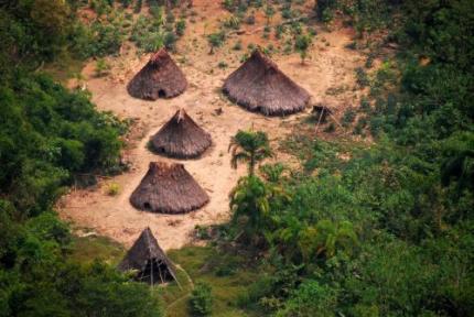 Inheemse stammen'ontdekt' in Peru