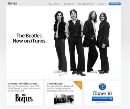 Beatles verkopen 2 miljoen liedjes in week