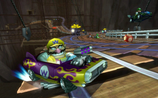 Wario in Mario Kart Wii
