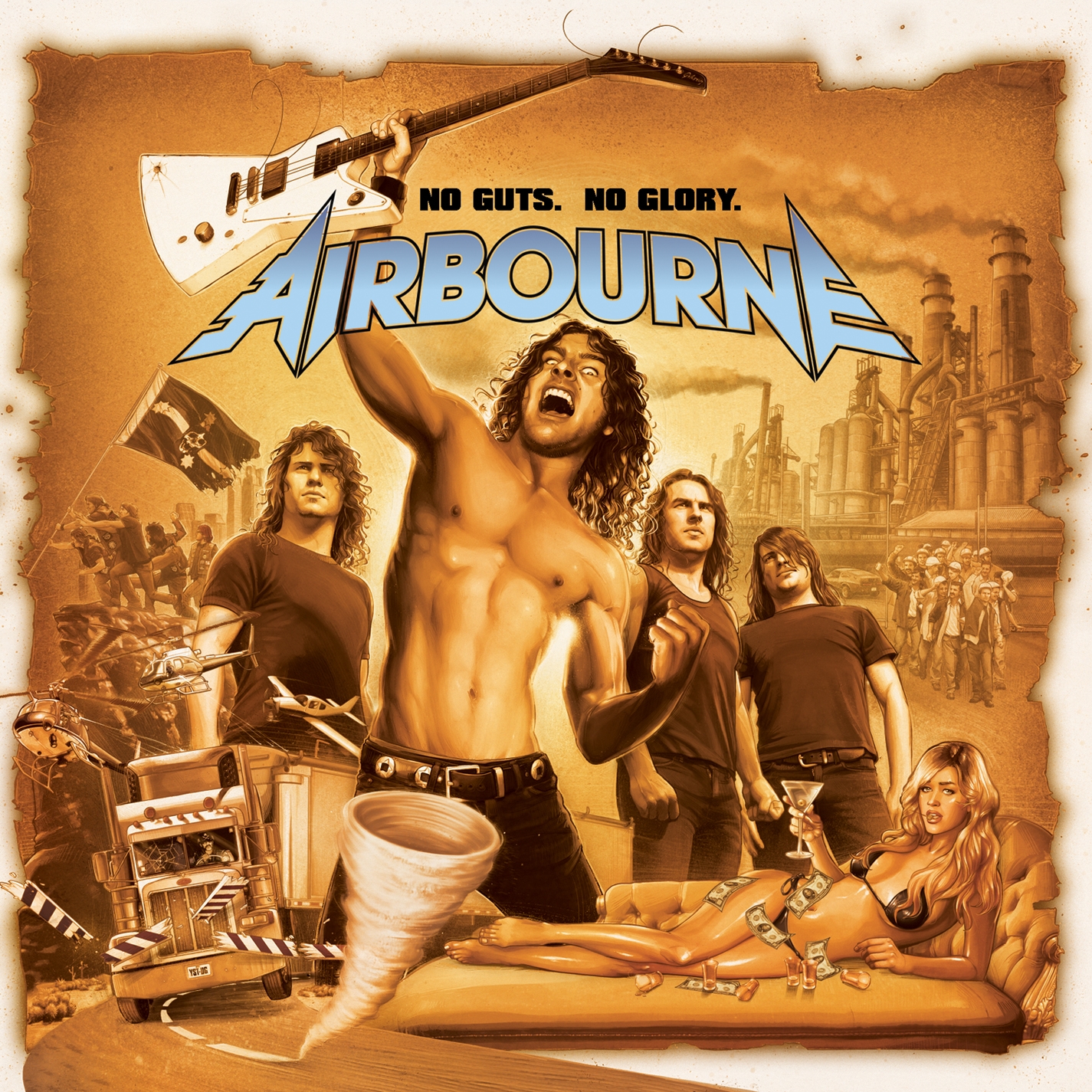 Airbourne No Guts No Glory Album Cover