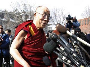 Dalai Lama blij na ontmoeting met Obama