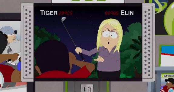 Tiger Woods in South Park