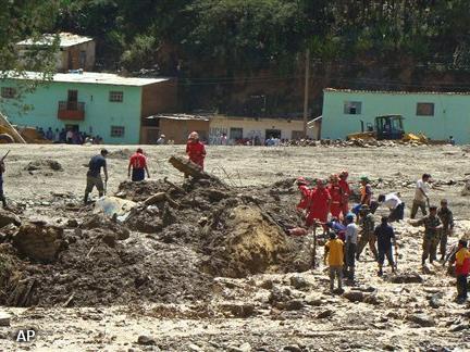 Doden bij aardverschuiving Peru