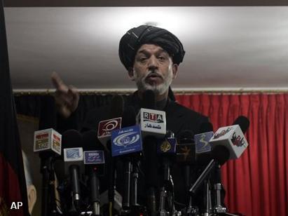 Karzai ergert VS weer