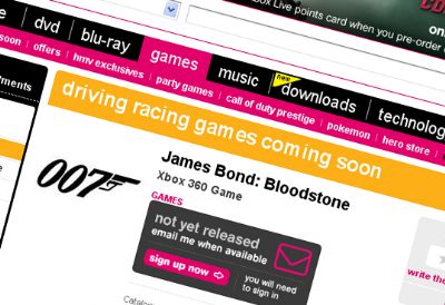 Nieuwe Bond-game heet wellicht 'Bloodstone'