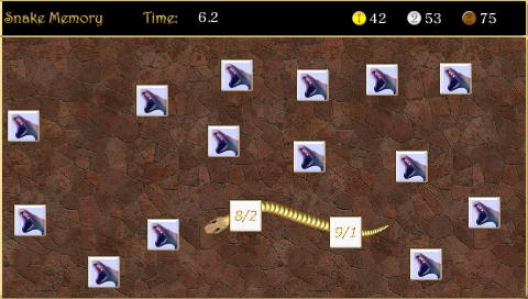 Memory Challenge in Snake Warrior: Training