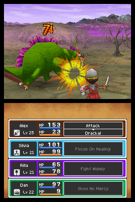 Dragon Quest IX Battle