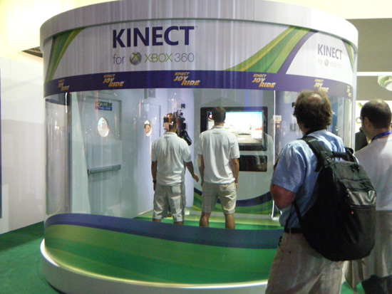 gamescom 2010: Kinect booth