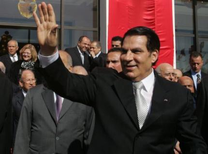 Tunesische president heeft land verlaten