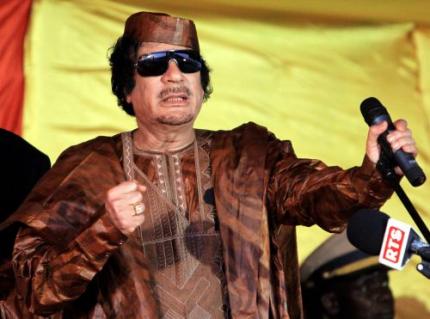 Libische leider hekelt opstand Tunesië