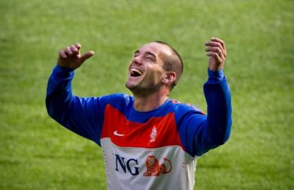 Sneijder ook in UEFA-team van het jaar