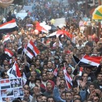 Protestmars Egypte (foto: ANP)