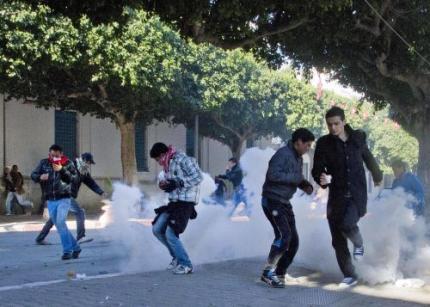 Twee doden bij protest in Tunesië
