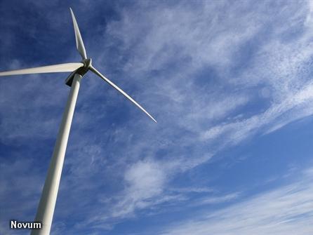 Nieuw windpark op zee levert eerste stroom (Foto: Novum)