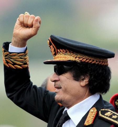 Kaddafi geeft geen krimp