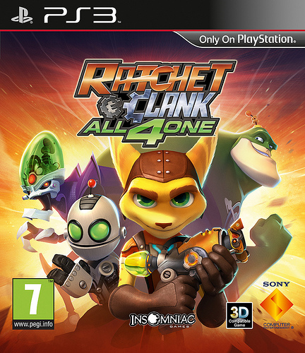 ratchet & clank: all 4 one boxart