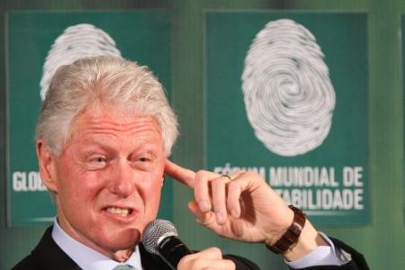 Oud-president Clinton bezoekt Fries gehucht