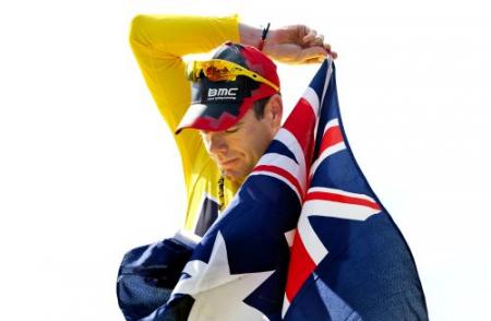 Australië juicht na tourwinst Cadel Evans