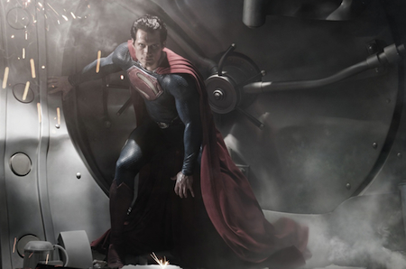 Man of Steel: Henry Cavill als Superman (uitsnede)