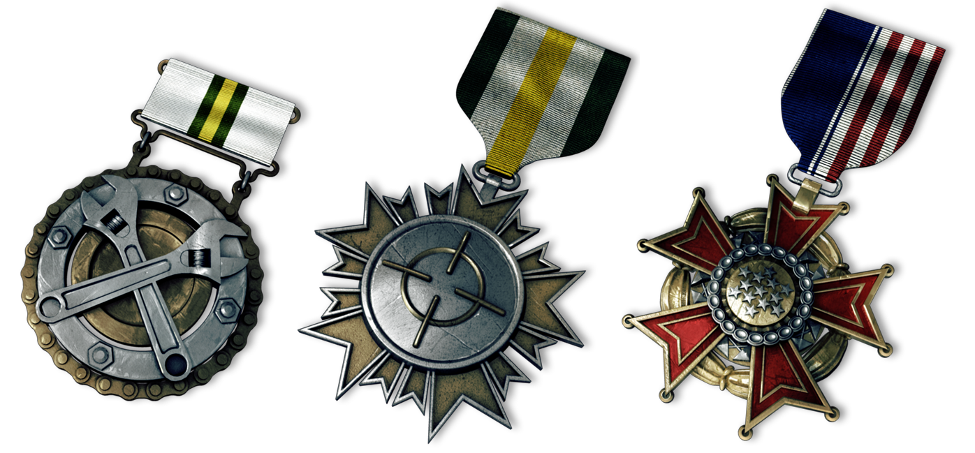 BF3 medals