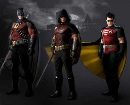 Batman: Arkham City Robin-skins