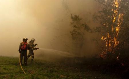 Doden door bosbranden in Noord-Spanje