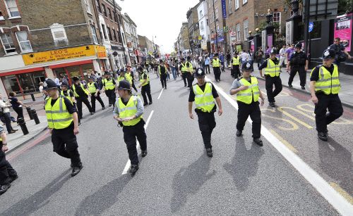 Politie paraat voor studentenbetoging Londen (ANP)