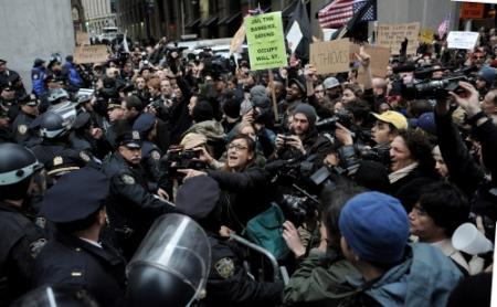 Aanhoudingen bij Occupy-protest New York