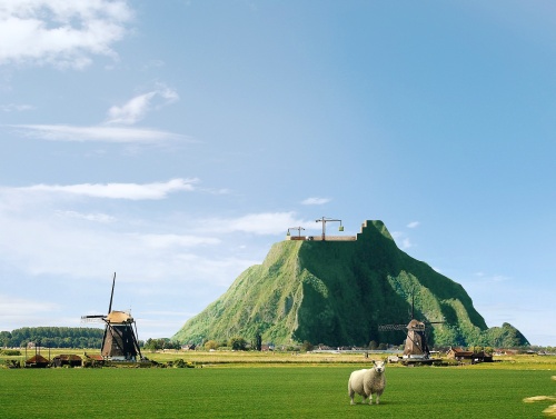 Nieuwe berg in Nederland'geen grap meer'