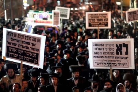 Orthodoxe joden vergelijken Israël met nazi's