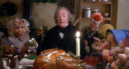 Muppets Christmas Carol - Scrooge aan tafel