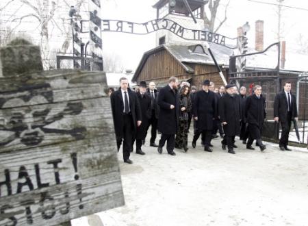 Herdenking van bevrijding Auschwitz