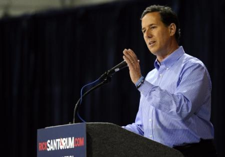 Conservatief Santorum triomfeert in Kansas