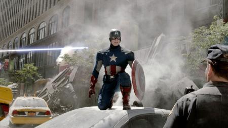 Chris Evans als Captain America in The Avengers