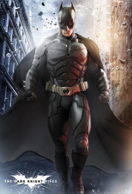 The Dark Knight Rises: Batman (gestileerd)
