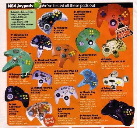 Nintendo 64 controllers