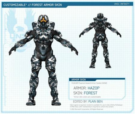 Halo 4 Hazop Armor Skin