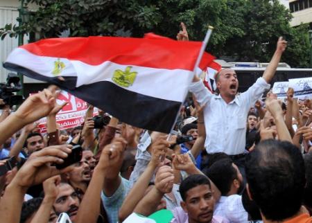 Tahrirplein Egypte weer toneel van protest