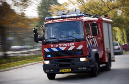 Caravans in brand in Zeeland