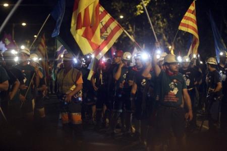 Duizenden steunen mijnwerkersprotest Spanje