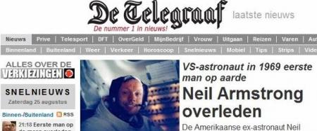 Neil Armstrong faal (bewerkt)
