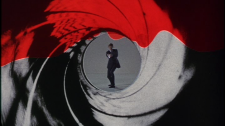 James Bond gun barrel sequence: Roger Moore