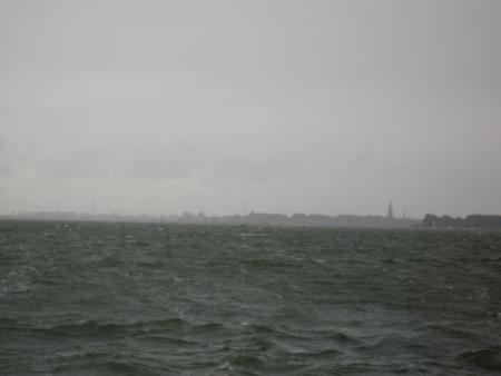Onstuimig IJsselmeer